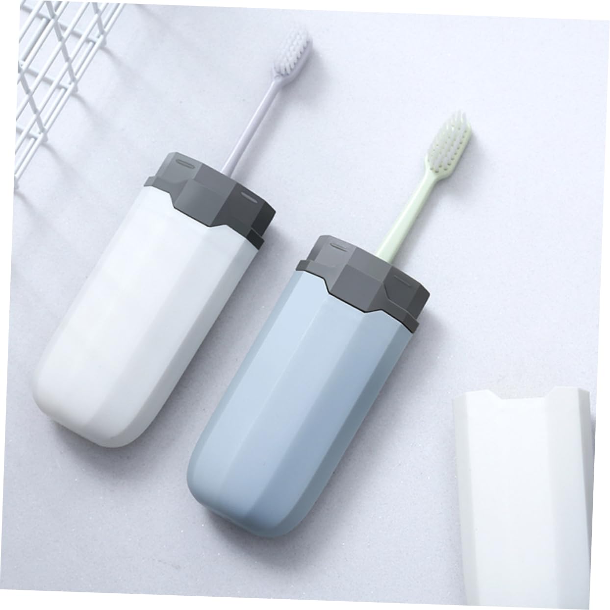FRCOLOR 12 contenitori per spazzolini da denti, da viaggio, per spazzolino da denti, da viaggio, per i da, per o da, per fricio, come mostrato nell'immagine.,