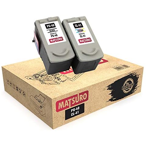 Matsuro Original | Compatible Remanufactured Ink Cartridges Replacement for CANON PG-40 CL-41 (1 SET) Cover