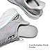 ALLSWIFIT Men's Slip On Walking Shoes Running Comfortable Tennis Breathable Non Slip Athletic Gym Workout Cross Training Fashion Sneakers,Size 9,Grey,SARR034M