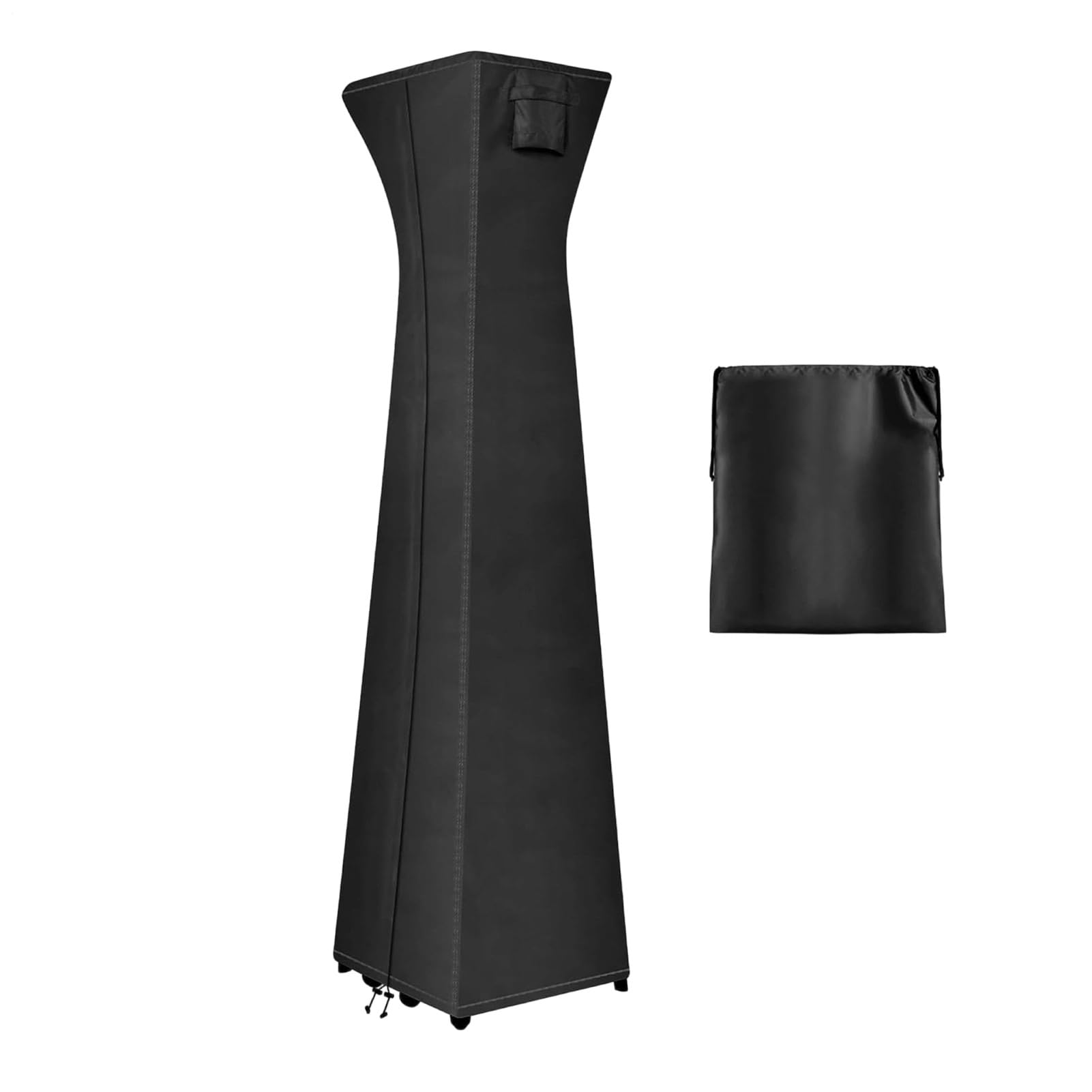 Housse de chauffage de terrasse imperméable anti-UV avec fermeture éclair