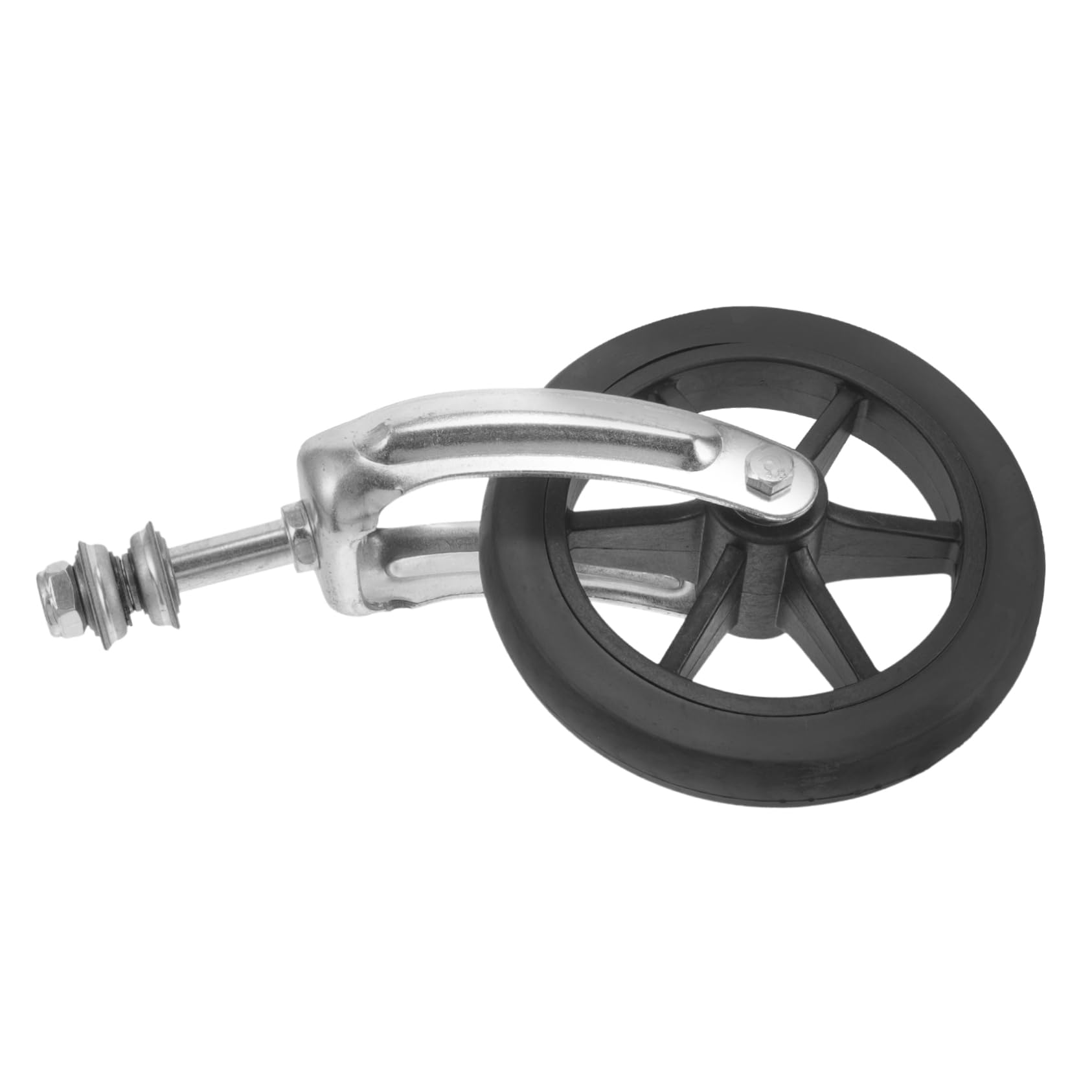 COLLBATH Wheelchair Front Wheels Drive Wheelchair Parts Set Soft Skateboard Replacement Wheels Bearings for Easy Installation