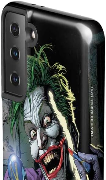 Skinit Pro Phone Case Compatible with Galaxy S21 Plus 5G - Officially Licensed DC Comics The Joker Put on a Smile Design