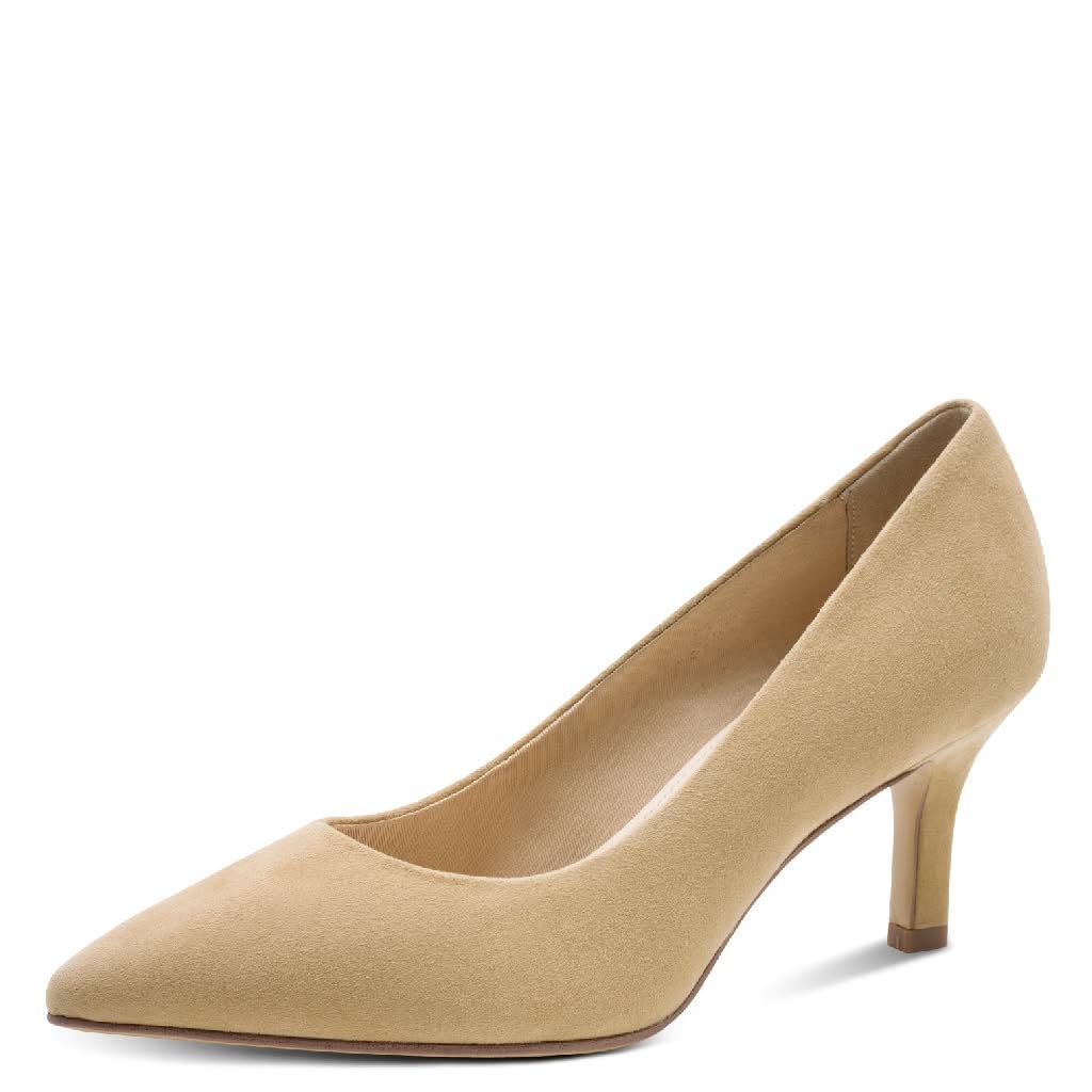 Tamaris Women's leather pumps with stiletto heel brown 5.5 UK