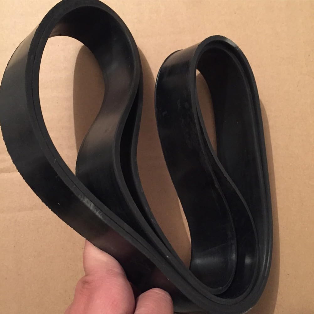 2 Stück Bandsägen Holzbearbeitung Gummi Bandsägenrad Gummiring Anti-Rutsch und Anti-Lärm Gummiring Ersatz Gummireifen für Bandsäge (für 25,4 cm)