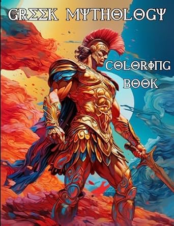 Amazon.com: Greek Mythology Coloring Book: Unveil the Gods, Heroes, and
