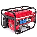 leistungsstarker Benzin-Stromerzeuger mit 6,5PS und 196ccm