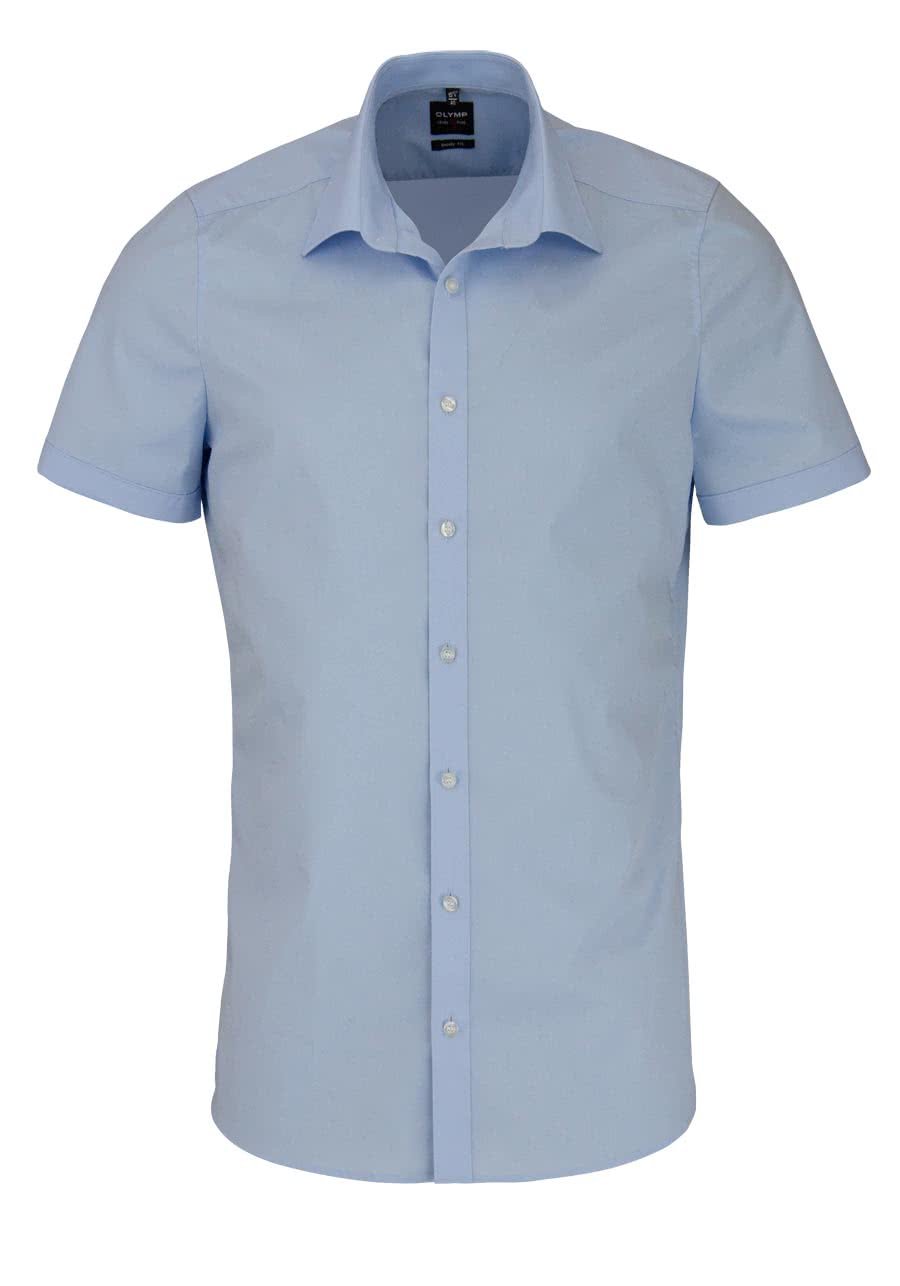 OlympMen's Plain Classic Formal Shirt white Weiß