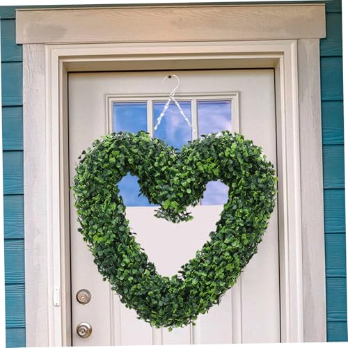 Couronne de porte d'entrée verte pour une déco sans entretien - 6