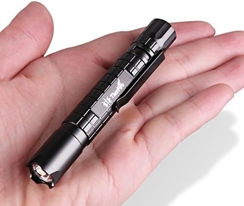 ThorFire Mini Pen Light, Momentary-on Led Penlight EDC Pocket Flashlight, PF01 Runs off Single AAA Battery(Not Included)
