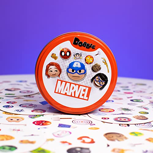 Galápagos, Dobble: Marvel Emoji, Jodo de Cartas Competitivo, 2-8 jogadores, 15min