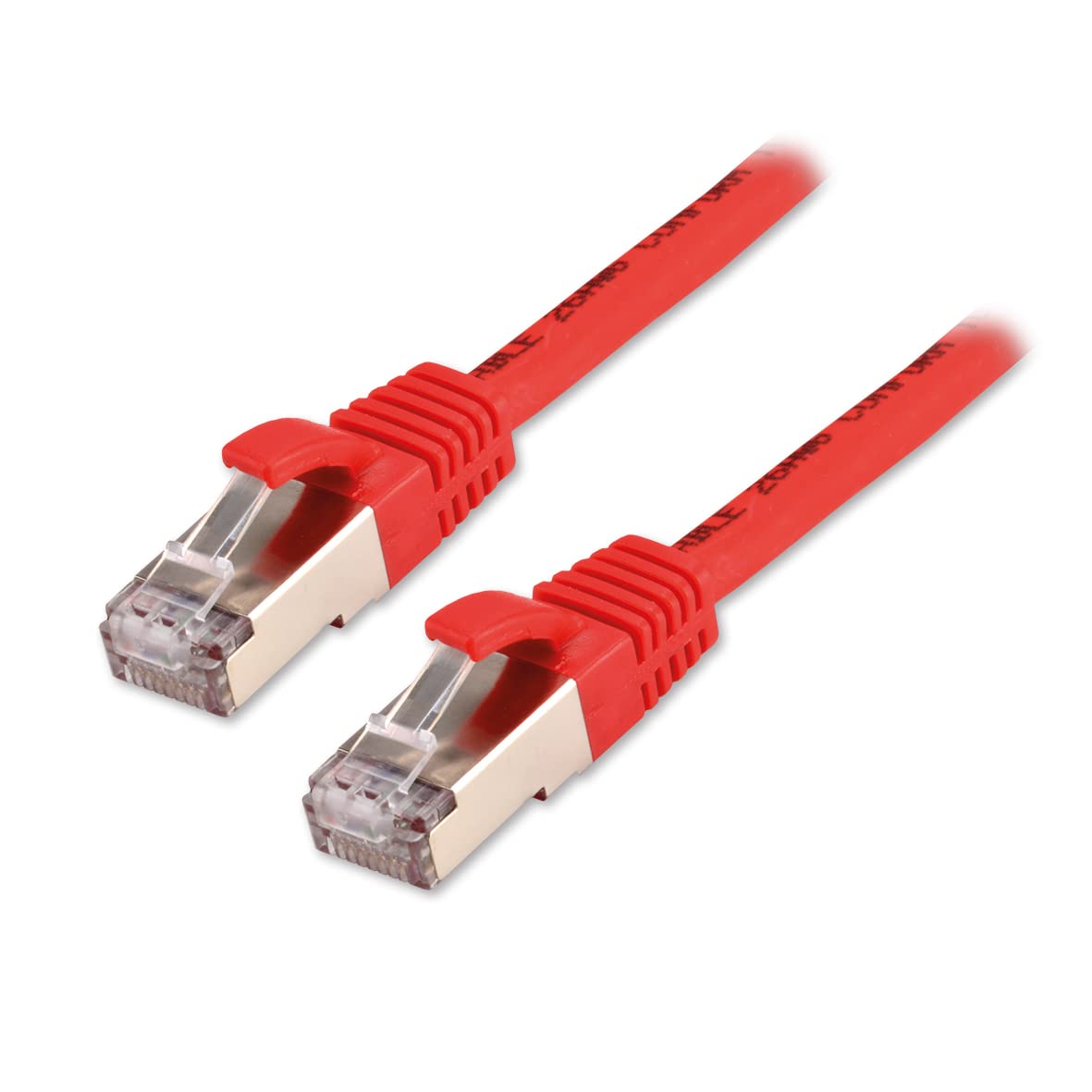 MCL SamarNetwork Cable RJ45 100% Copper Cat 8.1 S/FTP LSZH - 10m Red