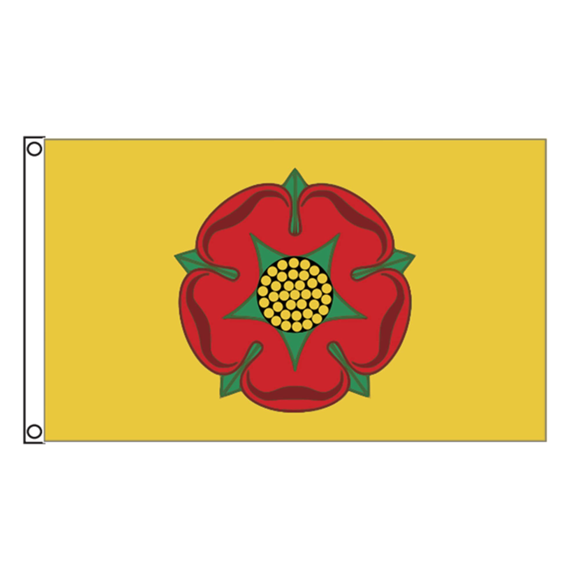 Stormflag Flag of Lancashire 3x5ft(90cmx150cm) Polyester with Two Eyelets and Double Stitched.