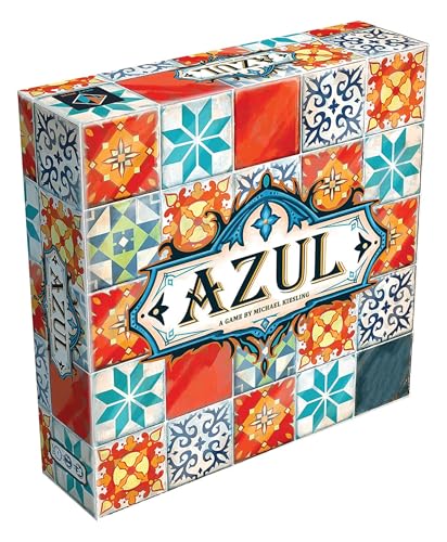 Image of Awestuffs Family Board Games for Adults and Kids - Ages 8 and up, 2 to 8 Players (Azul - Tile Placement Strategy)