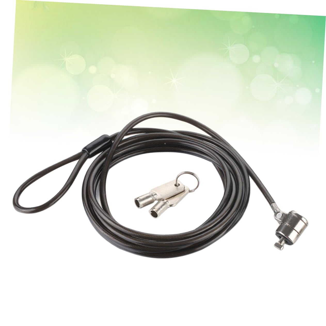 HOMSFOU Portable Notebook Lock Security Lock for Home Office Dormitory -Theft Device Keyed Locking System Protect Your from Theft