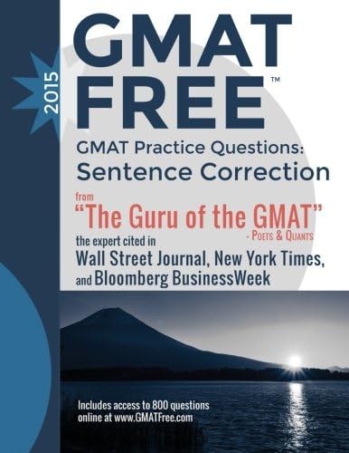 GMAT Practice Questions: Sentence Correction Paperback – September 3, 2014
