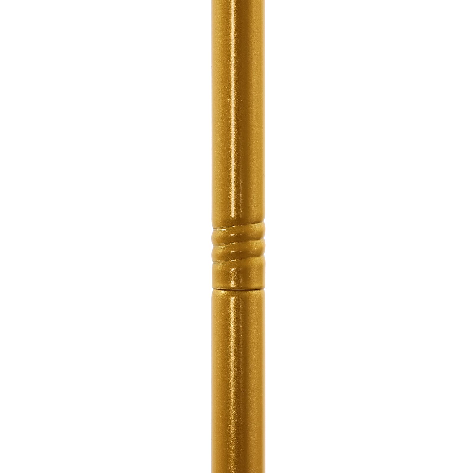 OUKANING Hochzeitsbogen Gestell 1x2m, Aus Eisen Und Elastischer Stoff, Metallbogen Rectangle, Bogen Für Hochzeit, Partys, Dekorativer Hintergrund (Gold Halterung+beige Abdeckung)