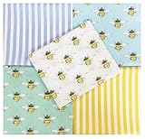 Sélection de 5 tissus assortis