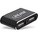 Produktbild InLine 33291S Mini USB 2.0 Hub, USB Typ-C Stecker auf 2x USB A Buchse, schwarz