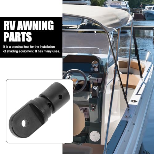 Accesorios toldo bimini de nylon negro resistentes para canoas 5