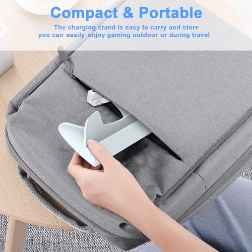 Image of EASEGMER Charging Stand and Adapter for Playstation Portal - Charge Dock Stand Holder Accessories for PS Portal Remote Player