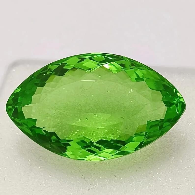 Extremely Tsavorite 93.58 Ct Green Garnet Marquise Cut Loose Gemstone for jewelry making