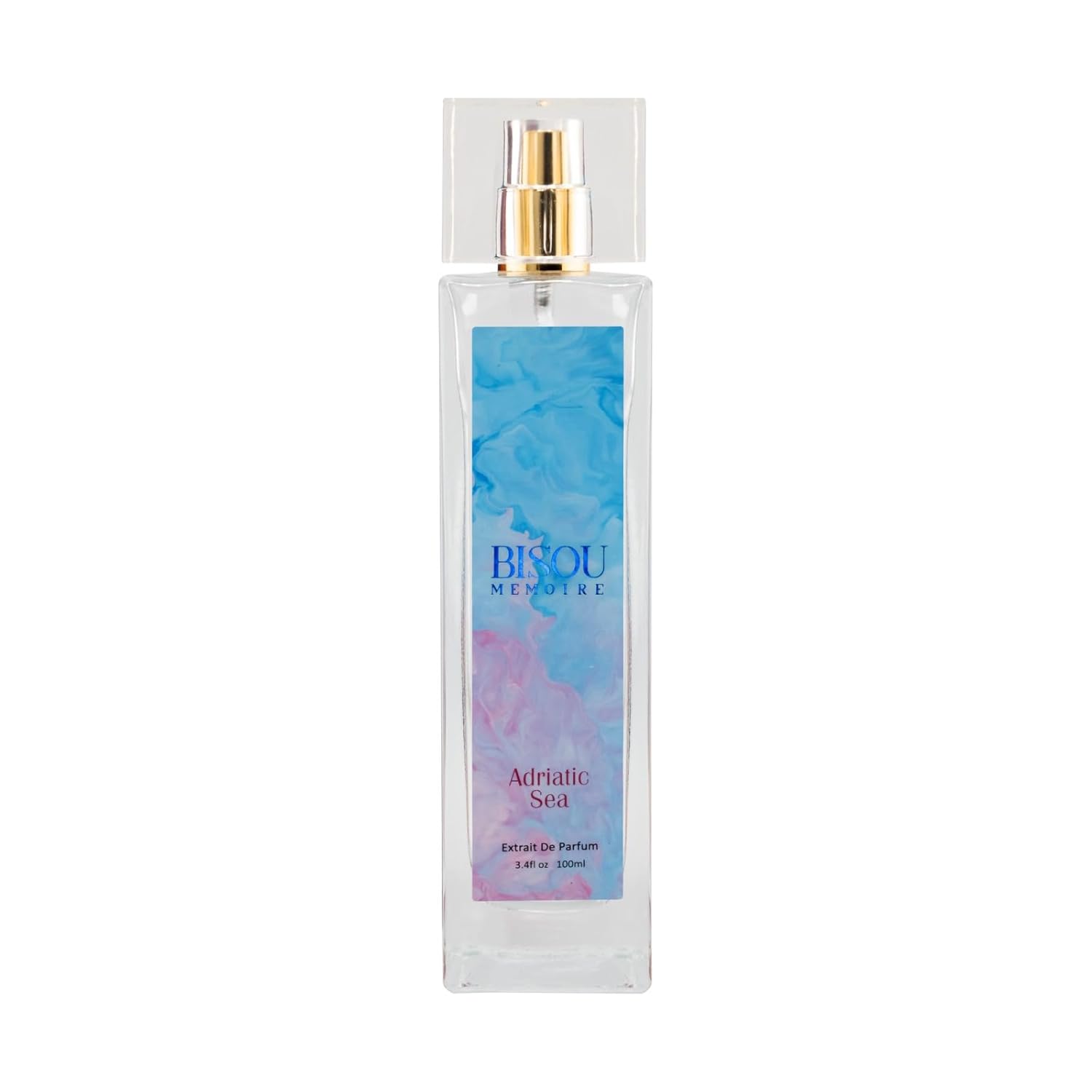 Adriatic Sea Extrait de Parfum, Unisex Perfume with Plum Pear Immortelle Jasmine Vanilla Almond, Fresh Fruity Scent, 10 ml