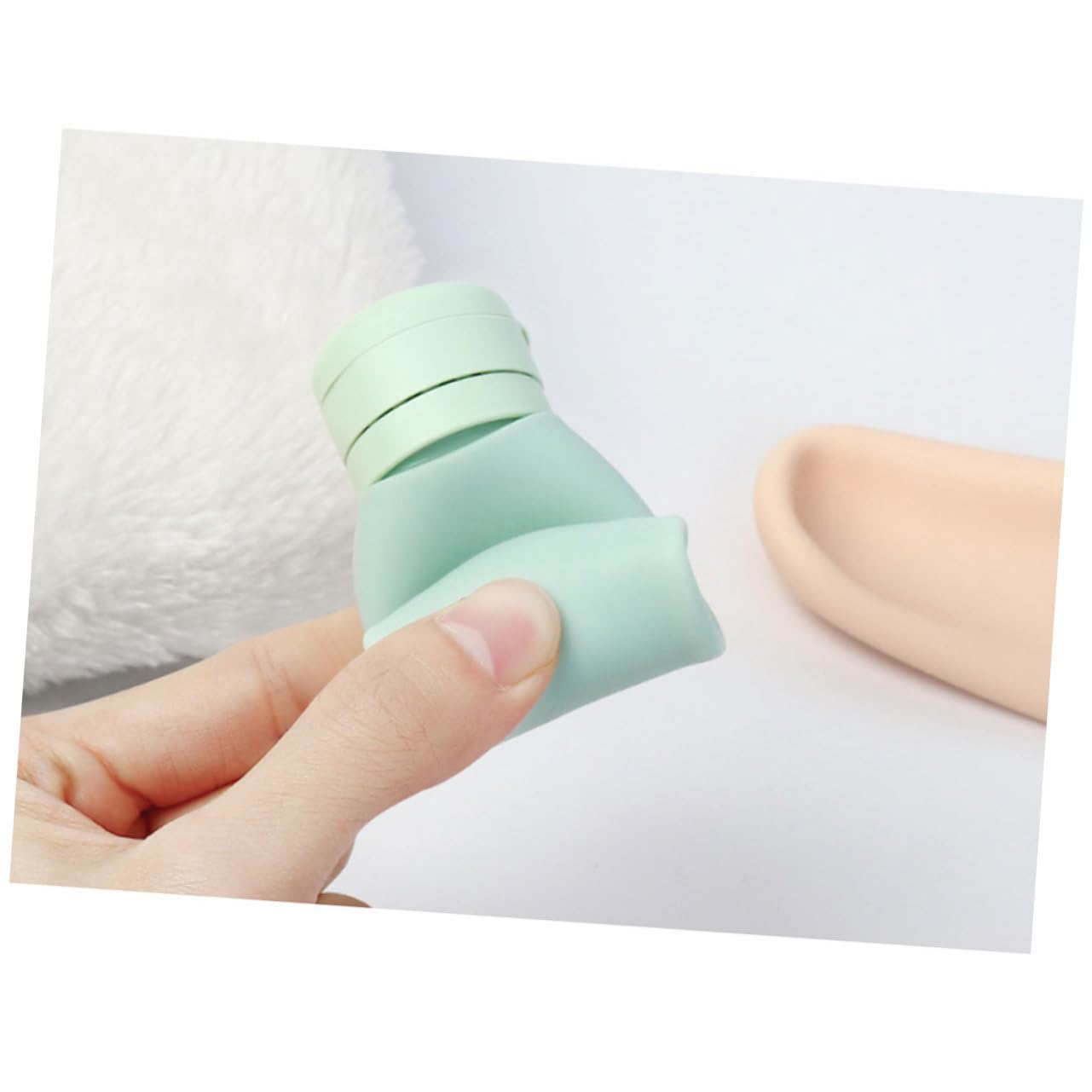 Didiseaon 6pezzi Bottiglie Viaggio Ricaricabili Silicone Da Contenitori Vuoti Per Shampoo e Lozione Impermeabili e Leggeri Perfetti Per Viaggi e Uso Quotidiano