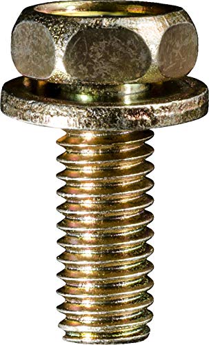 50 m6 – 1, 0 X 16 mm cabeza hexagonal tornillos Sems cuerpo