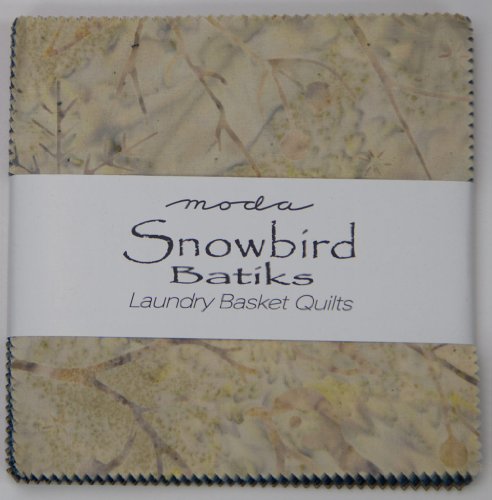 Laundry Basket Quilts SNOWBIRD BATIKS Charm Pack 42 - 5