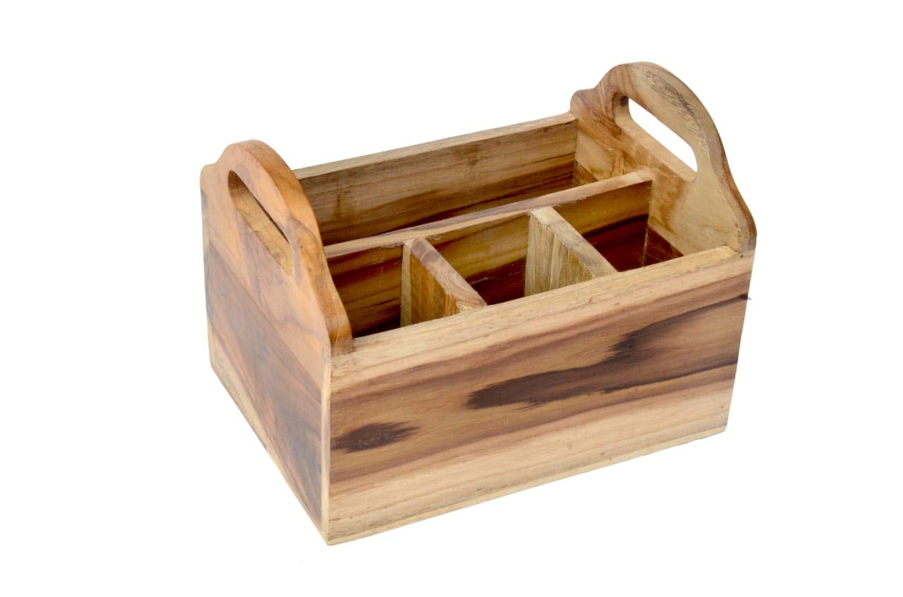 Wooden Fork & Knife Stand - Spoon Holder for Kitchen -7 Wooden Fork & Knife Stand - Spoon Holder for Kitchen -7