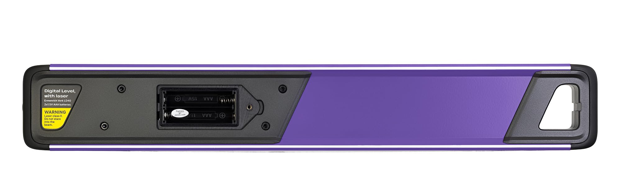 Verk LD40 Livella Digitale con Laser Integrato 0–360° Livella Elettronica 402 mm Cambio Unità Precisione ±0.1° Display LCD Spegnimento Automatico Allarme Sonoro IP54 per Edilizia e Fai da Te