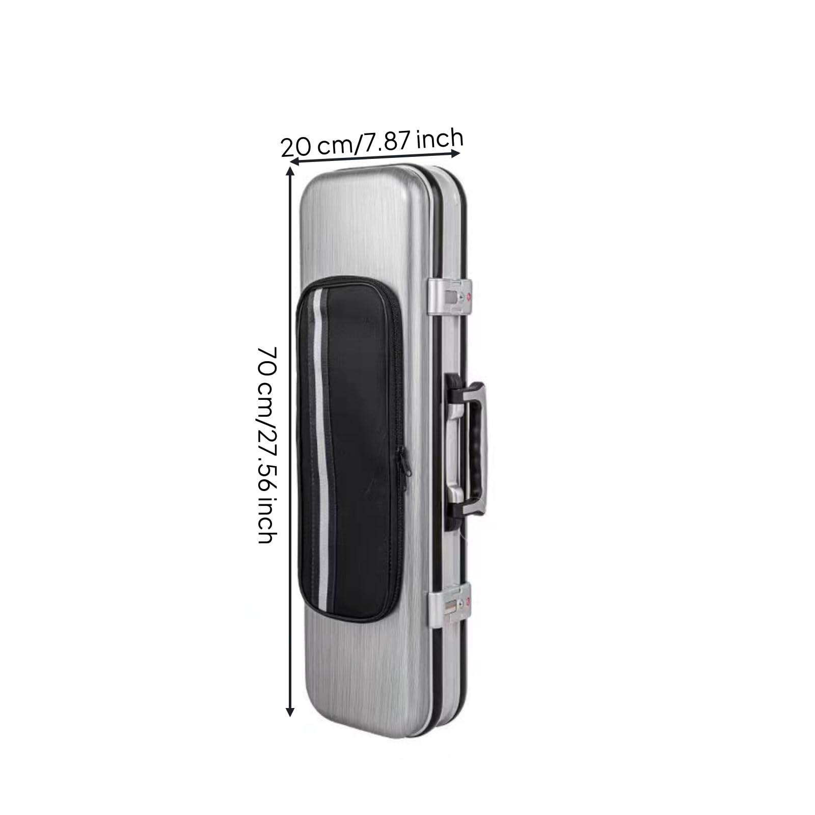 TISHITA Étui Saxophone Alto Rigide Housse Instrument Coque Rigide Sac à Dos Protection Renforcée avec Poche Avant et Sangles Épaules Adapté aux Répétitions Cours Concerts Trajets Quotidiens