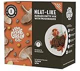 The Live Green Co Plant Based Meat – Meat-Like Burger Patty Mix with Mushrooms – All-Natural...