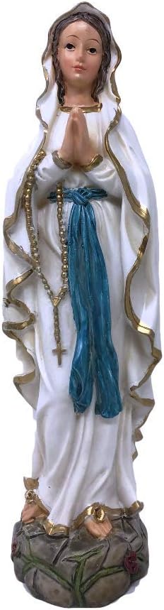 Osiris Trading UK Blessed Virgin Mary Our Lady of Lourdes Statue Religious Ornament Figurine for Home or Chapel