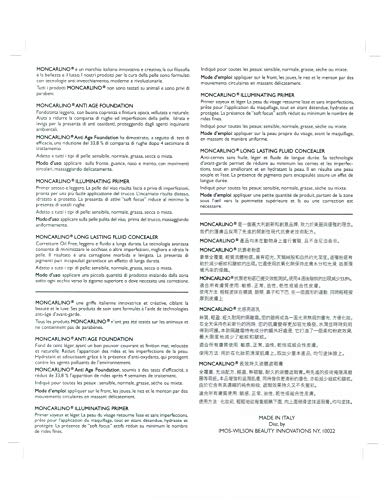 MONCARLINO Long Lasting Fluid Concealer, Dark, 0.27 Fluid Ounce