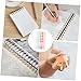 Homoyoyo 6sheets Paper Hole Reinforcement Stickers Strong Adhesive Hole Punch Protectors for Binders Decorative Binder Reinforcement Stickers