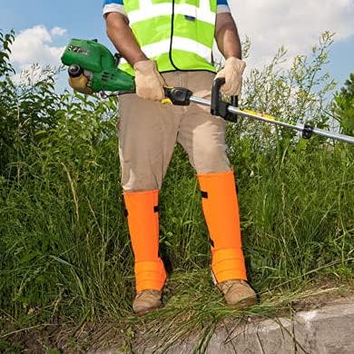Crackshot Corporation C-1700 Shin Guardz Safety Orange - One Size Fits All