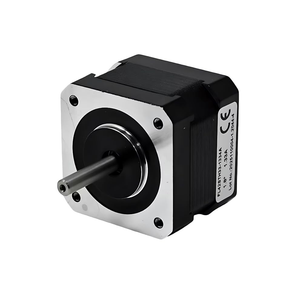 FL42STH33-1334A NEMA 17 Hybrid Stepper Motor, 42mm Frame, 2.2 kg·cm Holding Torque, 1.8° Step Angle, 1.33A, 4-Wire CNC & 3D Printer Motor-picture-34