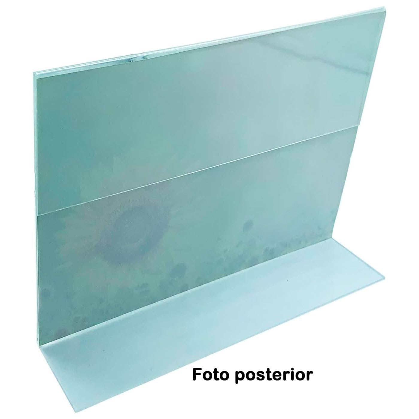 Acan Tradineur - Pack de 24 Portafotos de plástico Transparente, Marcos de Fotos de sobremesa, menú, Carteles, decoración, hogar (Horizontal - 21 x 30 cm)