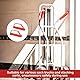 2 Pack 25 Mm Schubkarrengriffe Safety Handles for Sack Truck, Transport Trolley, Griffe Schubkarrengriffe Holz Replacement Handles with Bump Protection, Red Stacking Trolley Handles