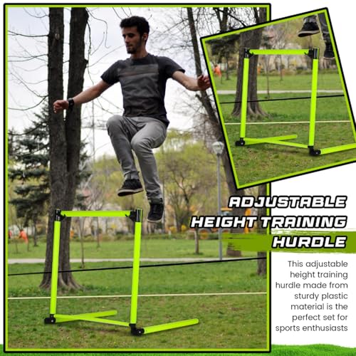 image for Gemscream 1 Pcs Adjustable Height Training Hurdle 23. 62'' Detachable 