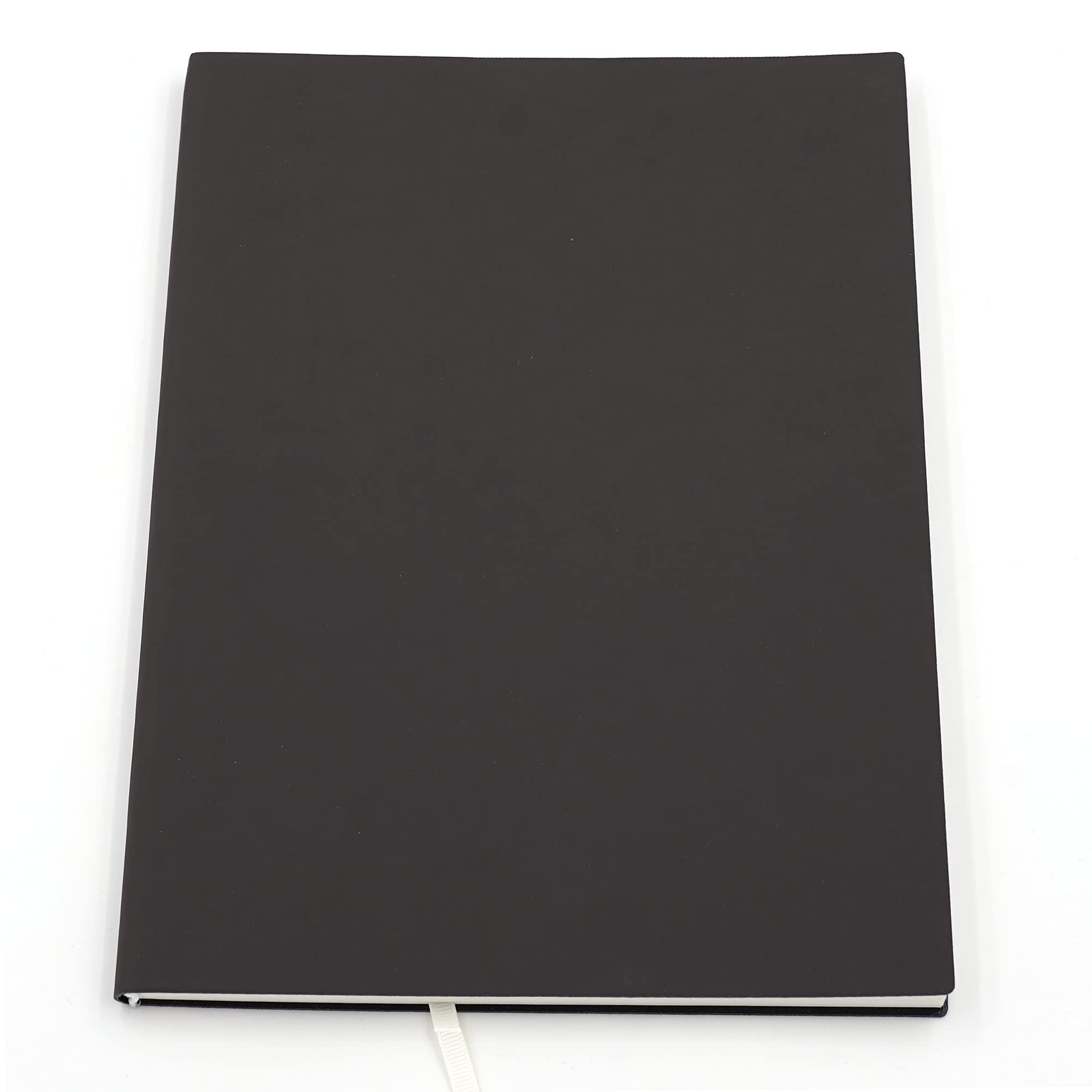 Carnet de notes A4 en simili cuir souple noir pour réunions de direction - 8