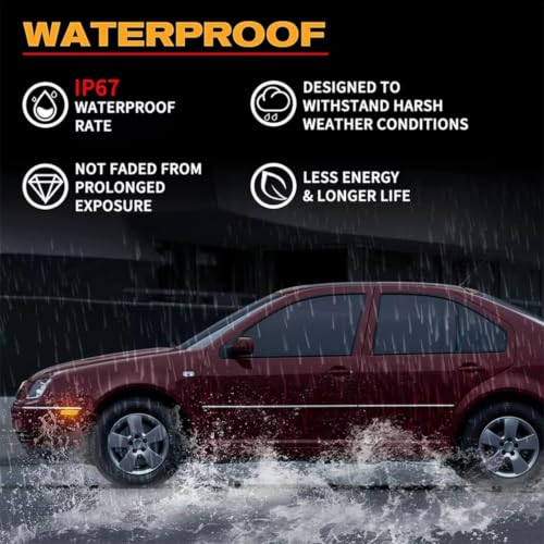 Intermitente lateral compatible con VW Golf Jetta soluciona pilotos rotos opacos 2uds 5