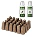 Yoocaa Wachstumsschwämme mit Pflanzendünger für Hydroponisches Anzuchtsystem, Seed Starter Pods with 24pcs Grow Sponges, A&B Solid Nutrient Plant Foods, Seed Starter Plugs Replacements