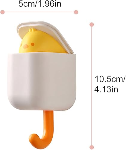 Miniatura 6 de Asodomo Paquete de 6 ganchos creativos para mascotas, ganchos adhesivos para colgar llaves, sombreros, toallas, mochilas, bufandas, bolsas