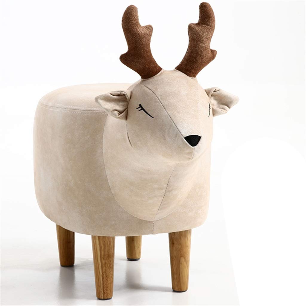 Repose-pieds rangement ottoman faon blanc tabouret à chaussures