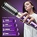 Vincofy 7 in 1 Blow Dryer Brush and Hair Dryer, Hot Hair Styler with Negative Ion 110,000 RPM Hair Straightener Brush for Fast Drying Straightening Curling Voluming, Suitable for All Types,Purple