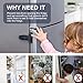 EUDEMON Home Refrigerator Fridge Freezer Door Lock Latch Catch Toddler Kids Child Baby Safety Lock Easy to Install no Tools Need or Drill (Grey，1 Pack)