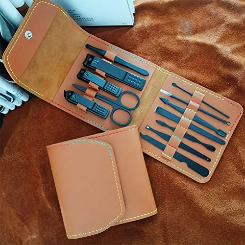 ZHIYE 12 Pcs Nail Clippers Set Stainless Steel Nail Clipper, Professional Nail Scissors Grooming Pedicure Kit Manicure, Cuticle Remover Tools - Image 4