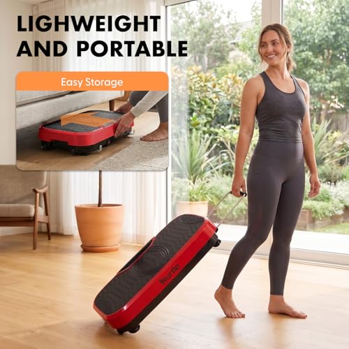 Hurtle Single-Motor Vibration Plate with 1-99 Speeds & 10 Programs — view 7